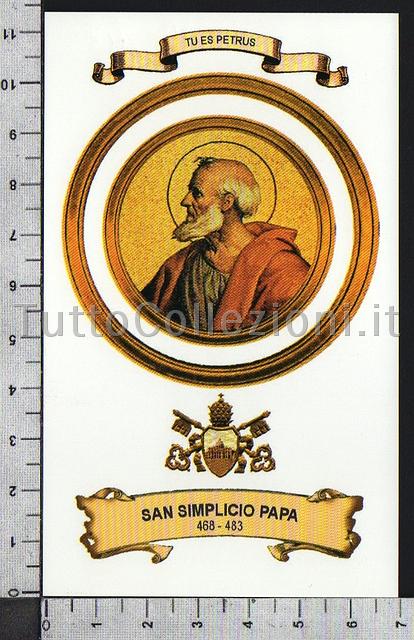 Collezionismo di santini di Papi Pontefici santo padre